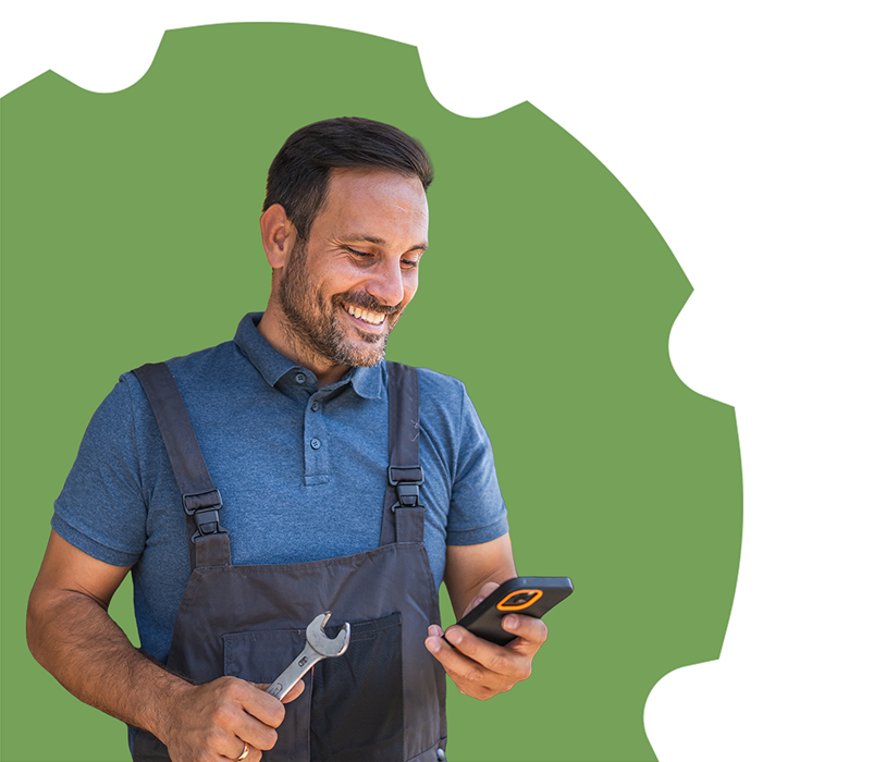 Service and Support Section Guy